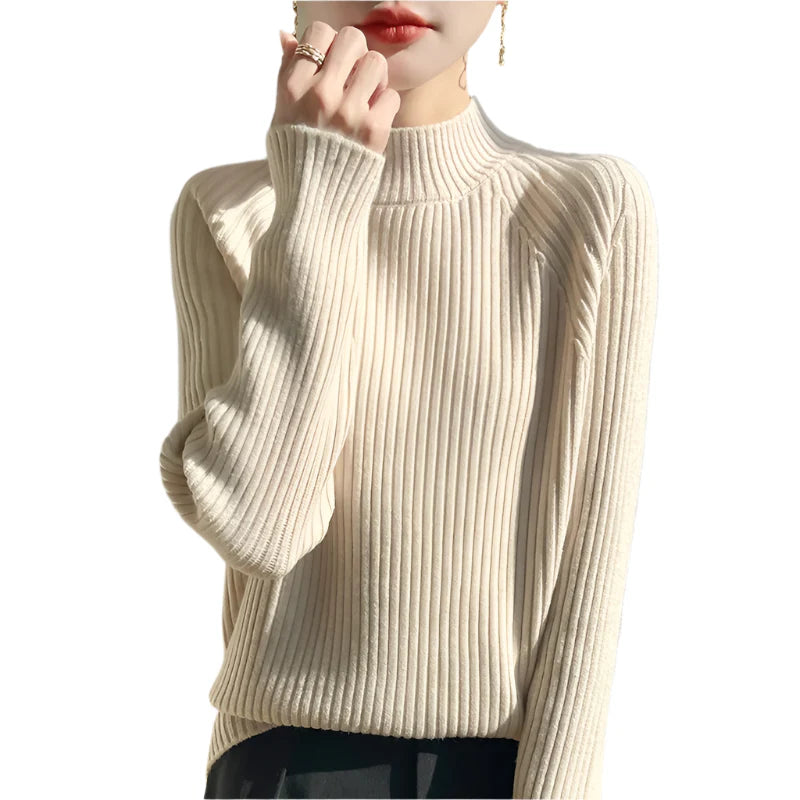Ribbed Knitted Sweater