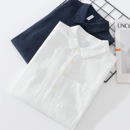 Button Linen Long Sleeve Shirt