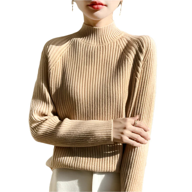 Ribbed Knitted Sweater