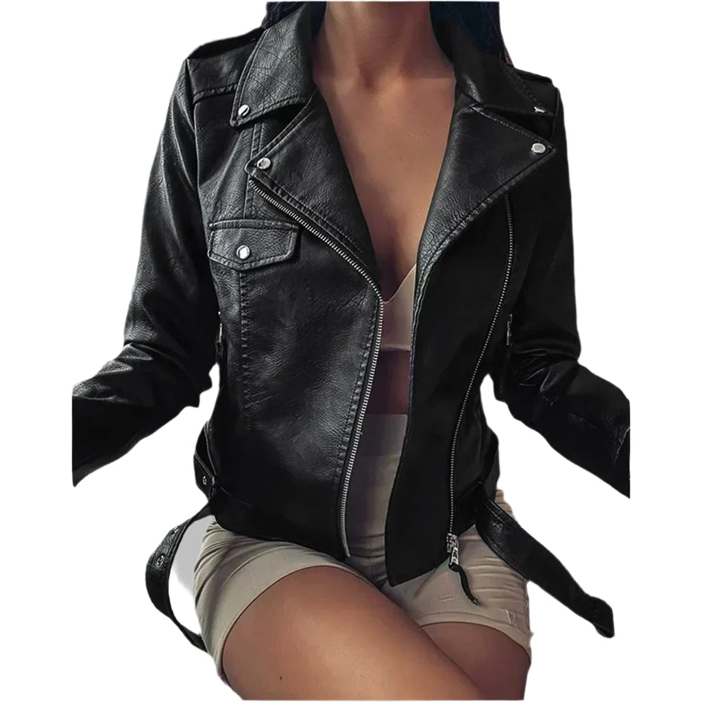 Vegan Leather Bikers Jacket