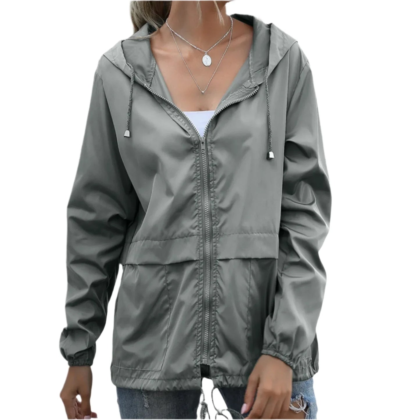 All weather tactical full zip jacket