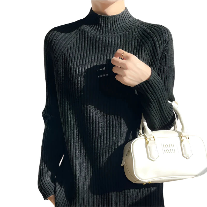 Ribbed Knitted Sweater