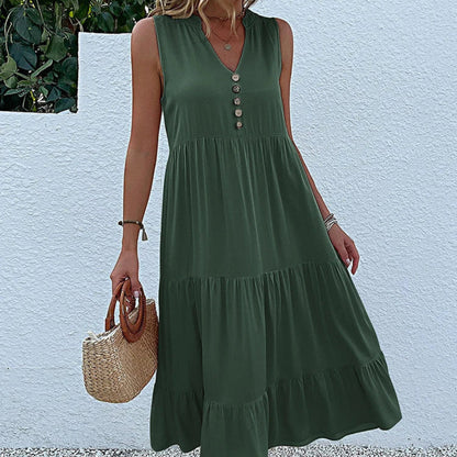 Summer Sleeveless Long Dress