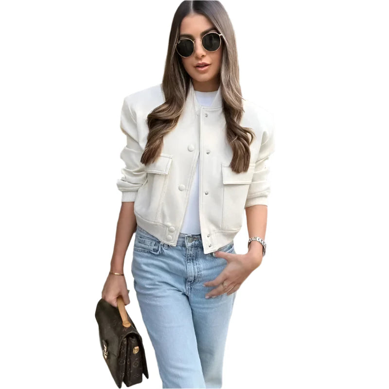 Crop top Bomber Jacket