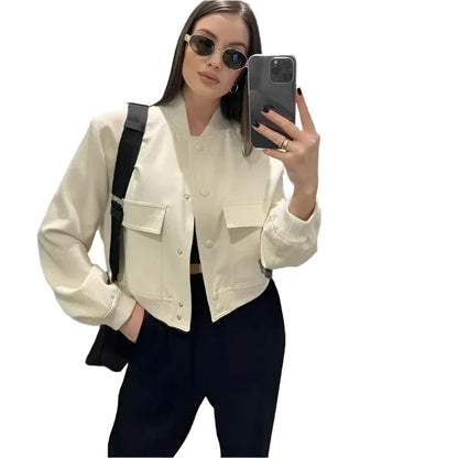 Crop top Bomber Jacket