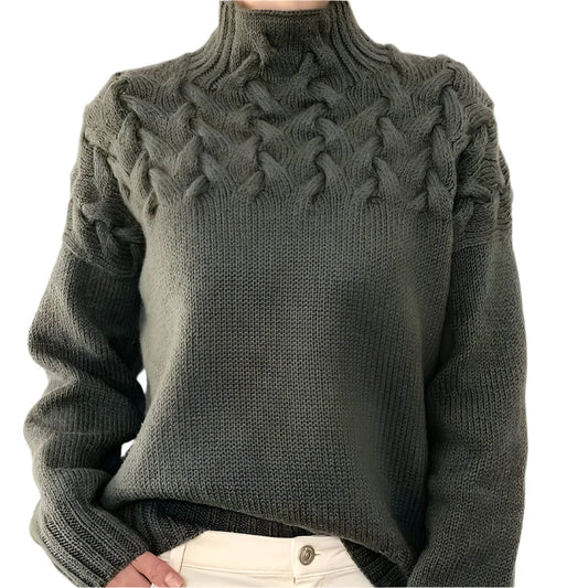 Top Cable Knit Pullover