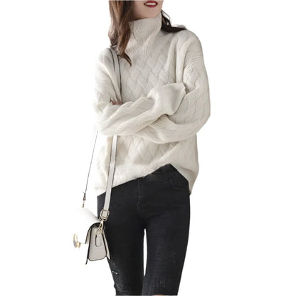 High Neck Knitted Sweater