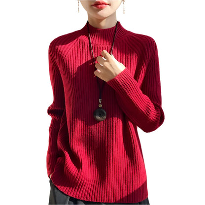 Ribbed Knitted Sweater