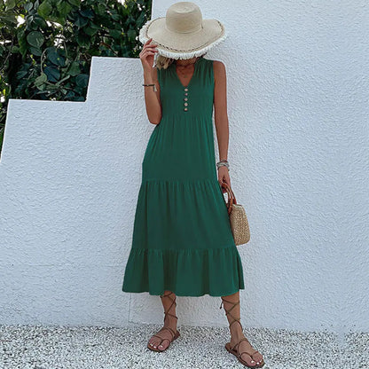 Summer Sleeveless Long Dress