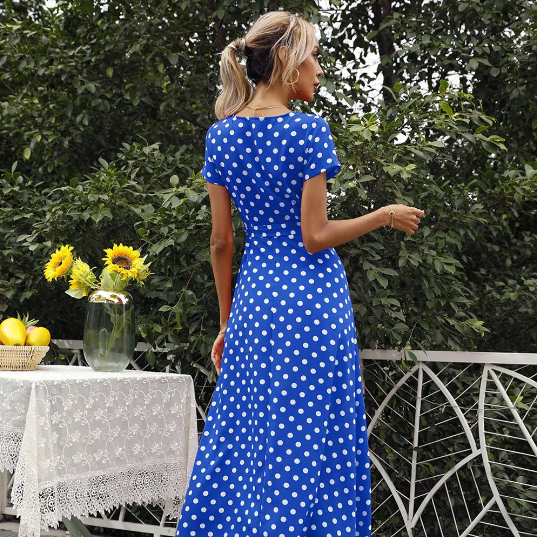 Colour Split Maxi Dress