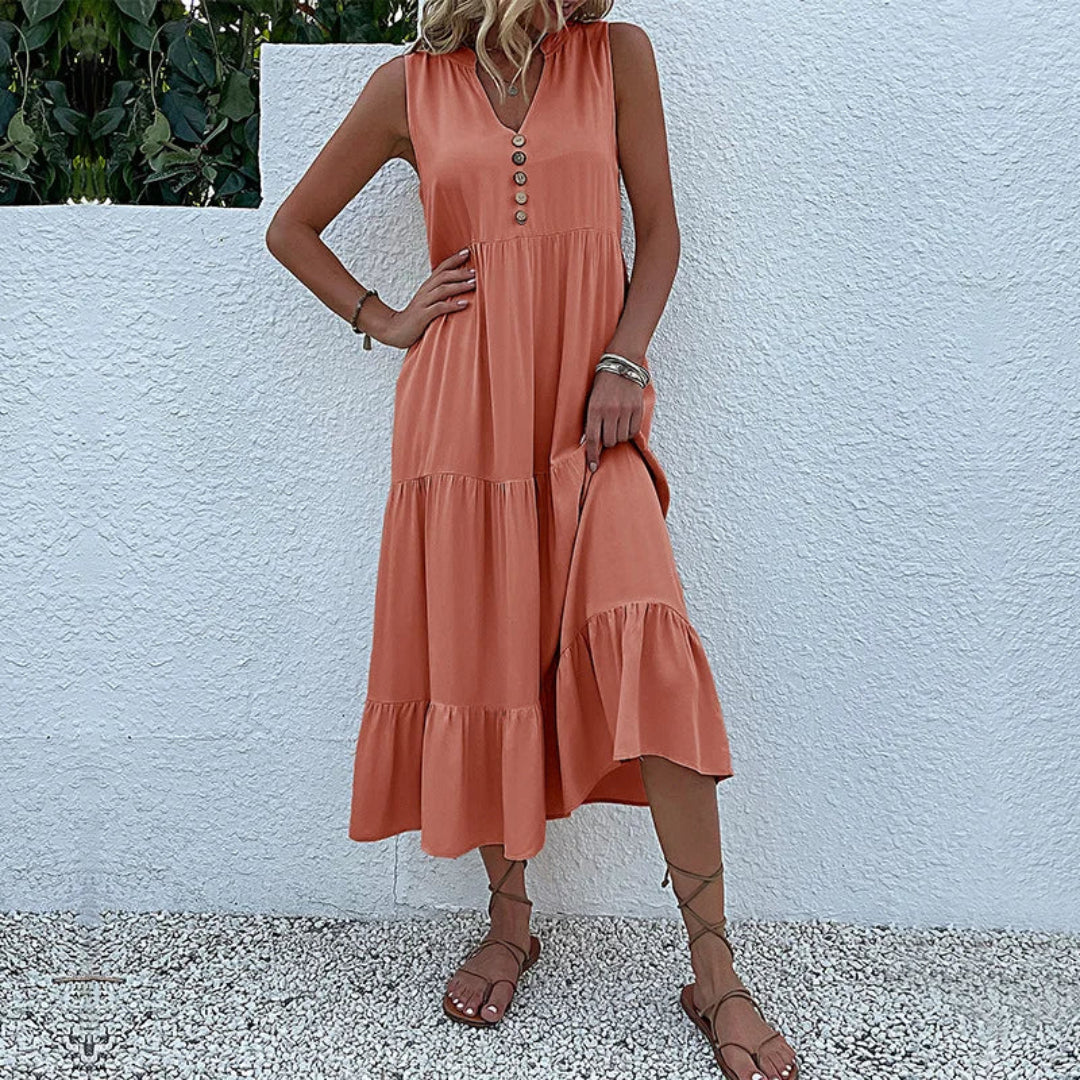 Summer Sleeveless Long Dress
