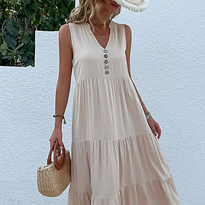 Summer Sleeveless Long Dress