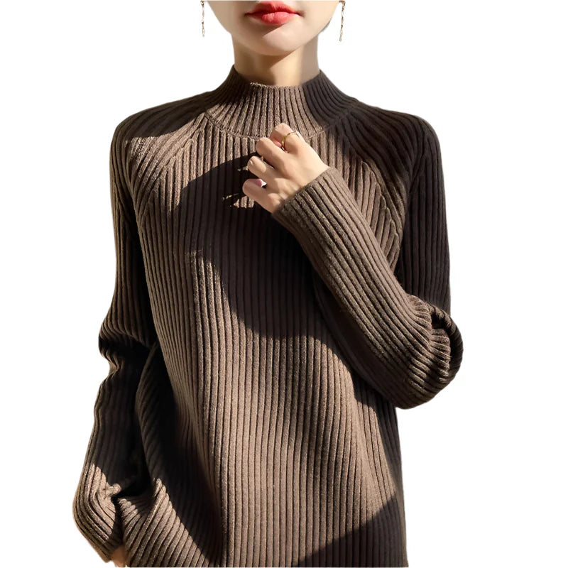 Ribbed Knitted Sweater