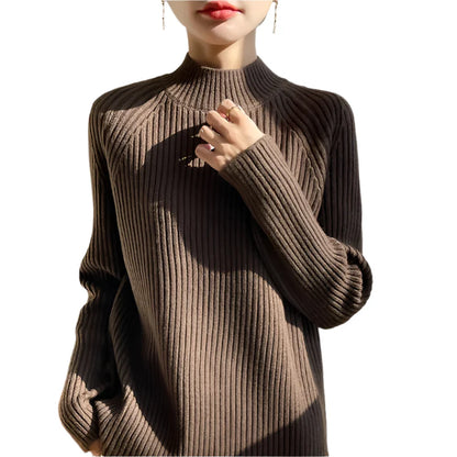 Ribbed Knitted Sweater