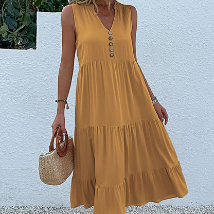 Summer Sleeveless Long Dress