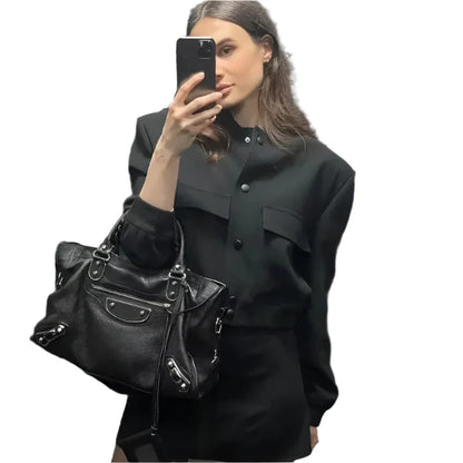 Crop top Bomber Jacket