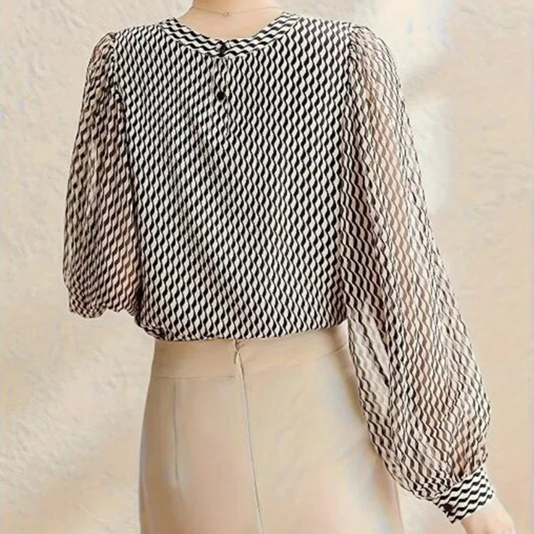 Chiffon Long Sleeve Blouse