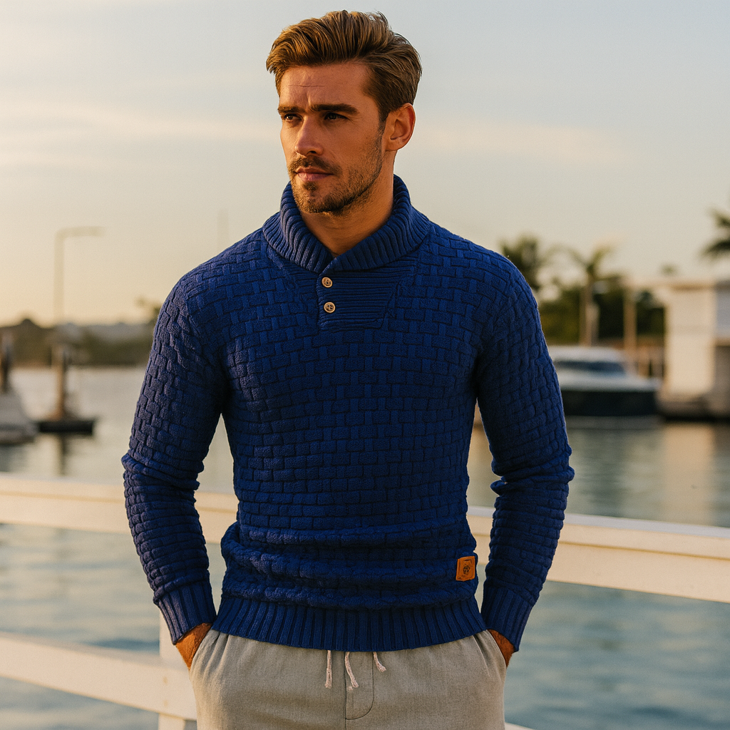 Thatch Button Pullover